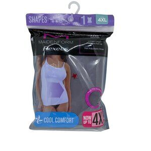 NWT Maidenform Flexees 4XL Firm Control Cami Shaper Tank Longer Length Layering